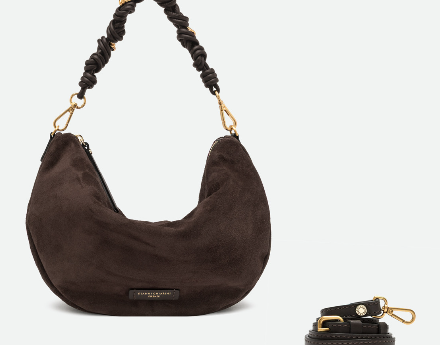 Gianni Chiarini Firenze Borsa a Mano Cleo Moka 8057145782249