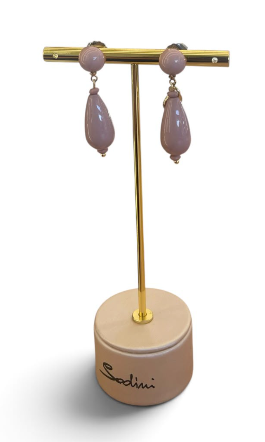 Sodini Orecchini a Goccia Pendenti Rosa 832416X