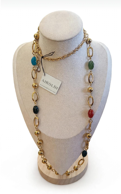 Airoldi Collana Lunga Multicolor CM1162