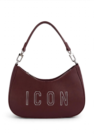 Icon Borsa a Spalla Burgundy + Tracolla ICBS14A03