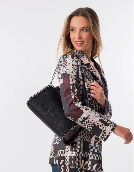 Anekke Borsa a spalla con manico in metallo Iron 43752-434