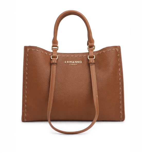 Ermanno Scervino Small Tote Barbara Tan