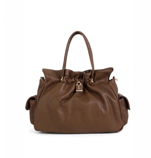 Ermanno Scervino Large Double Handle New Octavia Tan