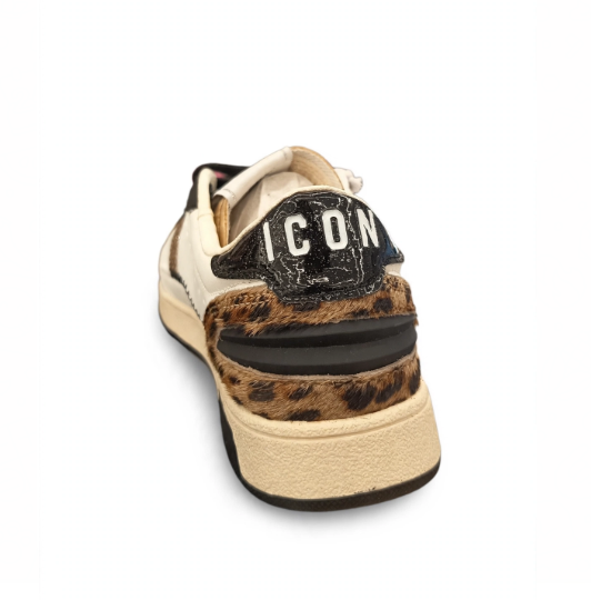 Icon Scarpa Bianca /Leopardata IC05856SD