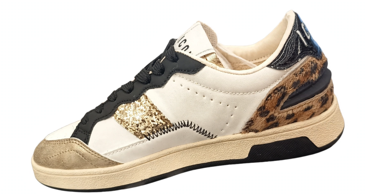 Icon Scarpa Bianca /Leopardata IC05856SD