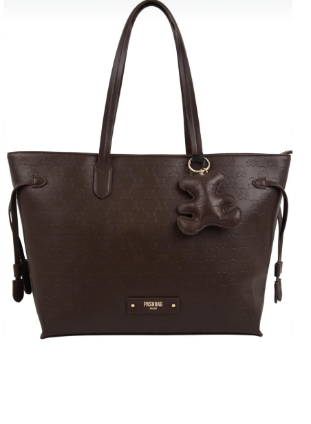 Pash Bag Borsa a Spalla Marrone 20349 Modello Mathilda