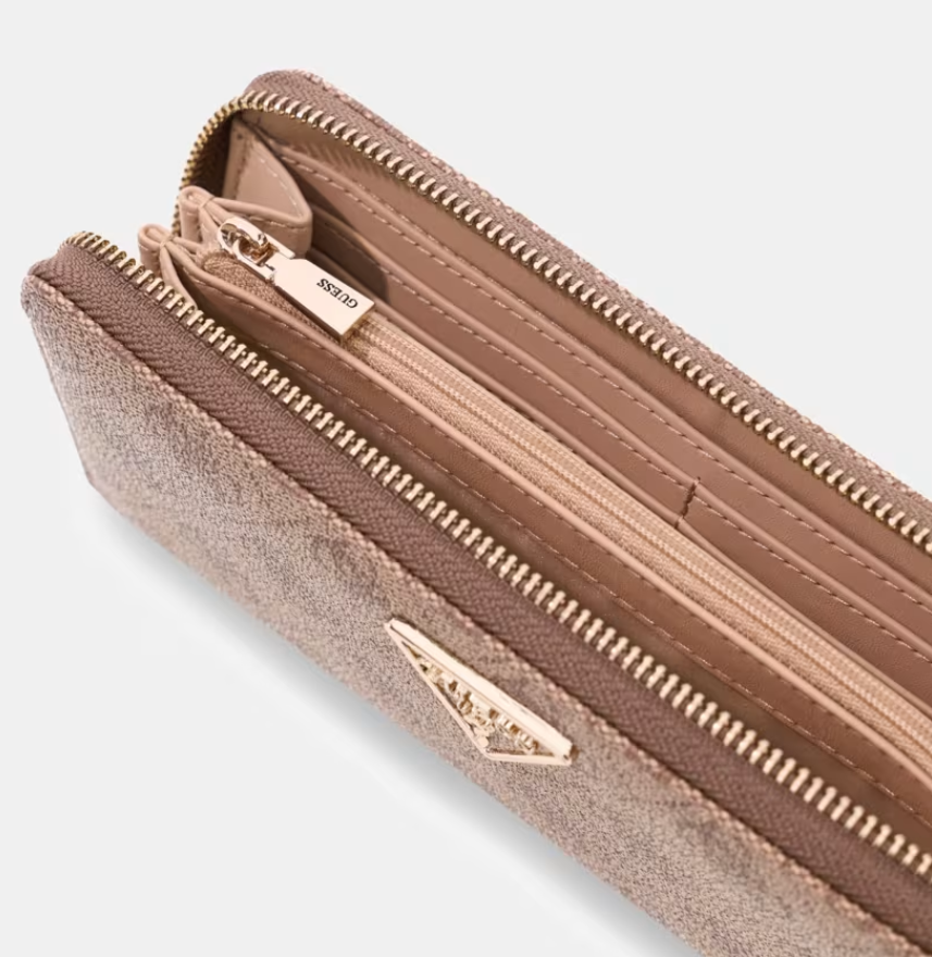 Guess Portafoglio Laurel Latte Logo SG7459146