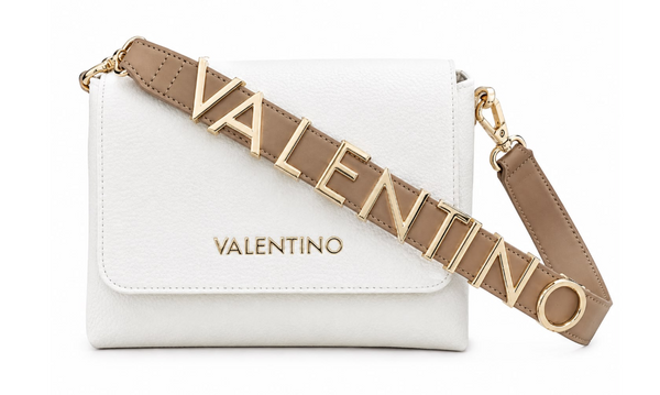 Mario Valentino Alexia Borsa VBS5A806 Patta Piccola Bianco/Cuoio