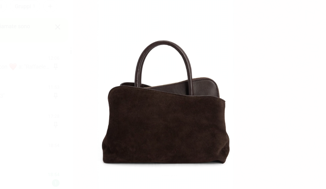 Marc Ellis Borsa a Mano/Tracolla Wavy M CM Chocolate/Gold