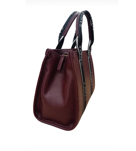 Gaelle Shopper Mini Banda Logo con Tracolla GAACW03271 Vino