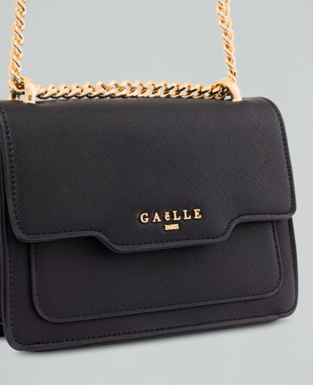 Gaelle Mini Shoulder Strap Essential Saffiano GAACW03302 Nera