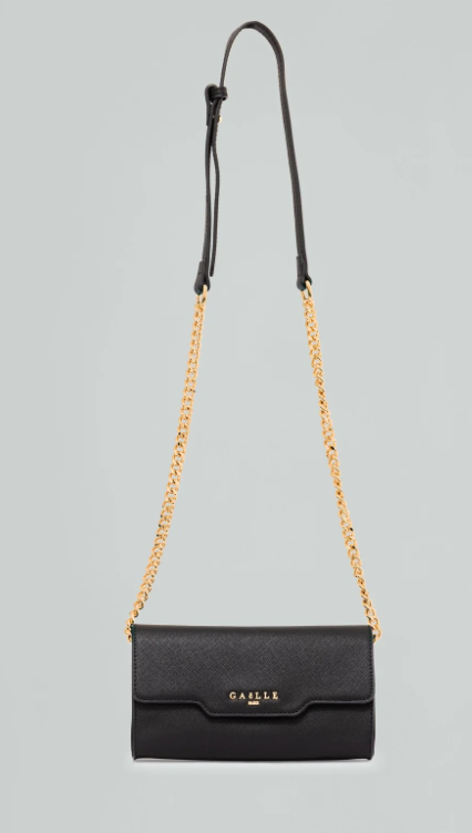 Gaelle Mini Pochette Essential Saffiano Nera GAACW03301