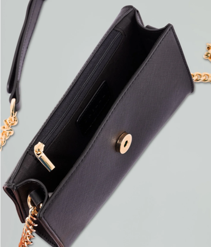 Gaelle Mini Pochette Essential Saffiano Nera GAACW03301