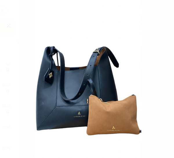 L'Atelier Du Sac Borsa a Spalla Nera 20662