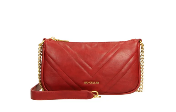 Gio Cellini Borsa a Spalla/Tracolla Rosso CC081