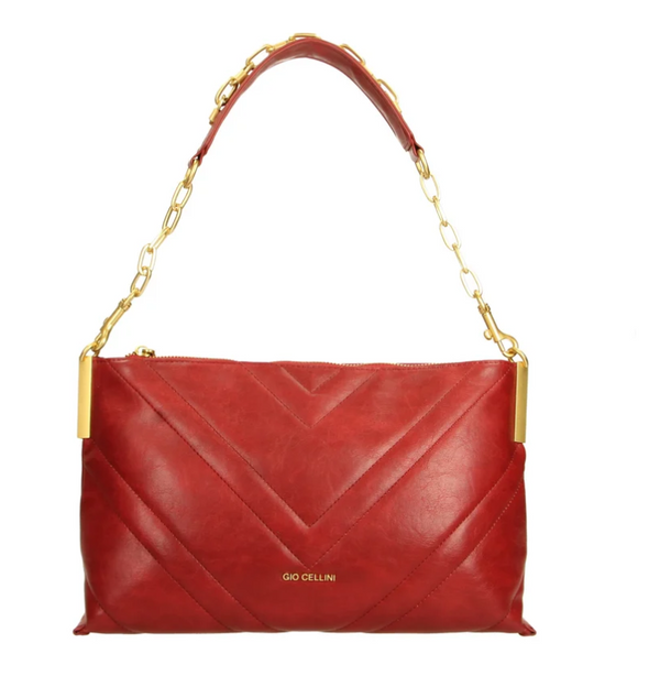 Gio Cellini Borsa a Spalla/Tracolla Rosso CC080