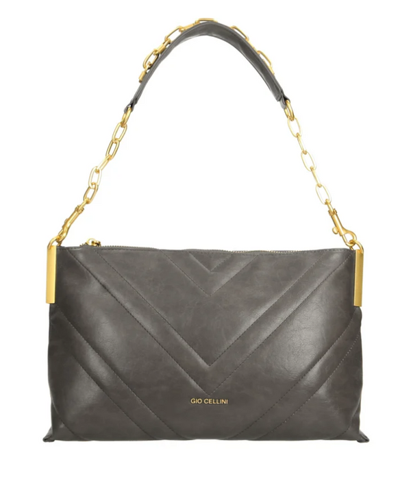 Gio Cellini Borsa a Spalla/Tracolla Grigio CC080