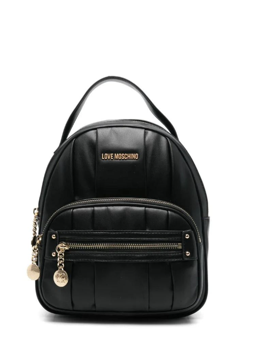 Love Moschino Zaino Nero con dettagli in oro
