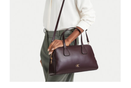 Calvin Klein Borsa A Mano/Tracolla Bap CK Medium Bowling Bag Fudge LV04F3610G BAP