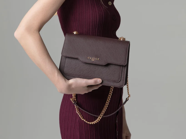 Gaelle Regular Shoulder Strap Essential Saffiano Testa di Moro GAACW03303