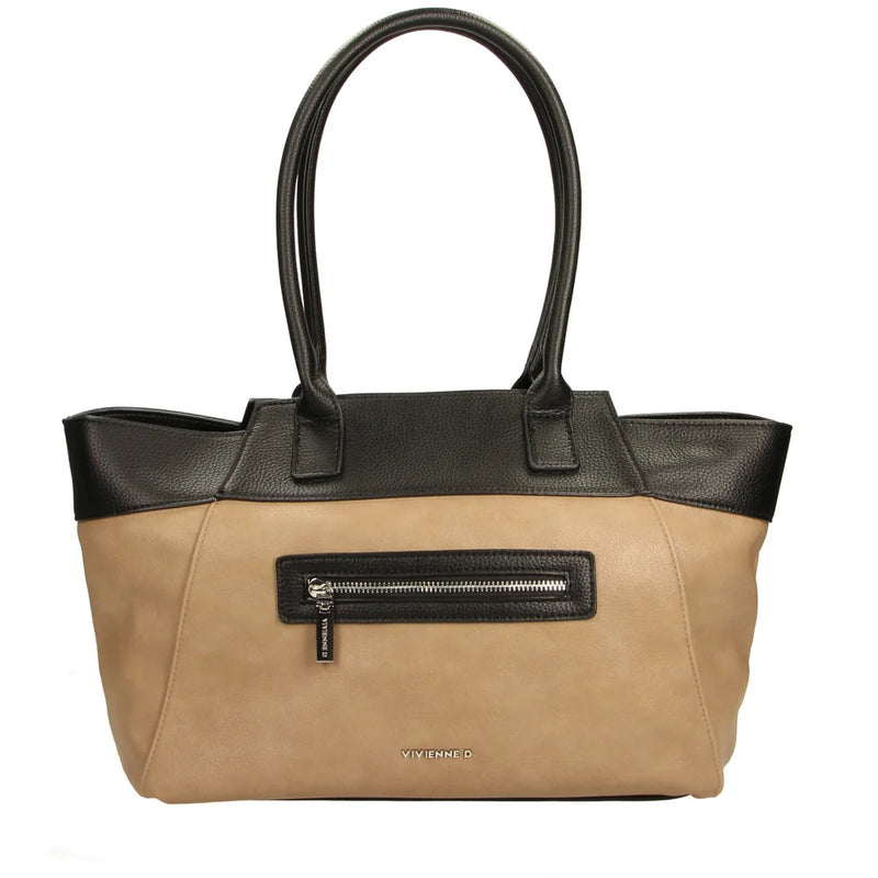 Vivienne D Maxi Bag Kylie Bicolor Nero