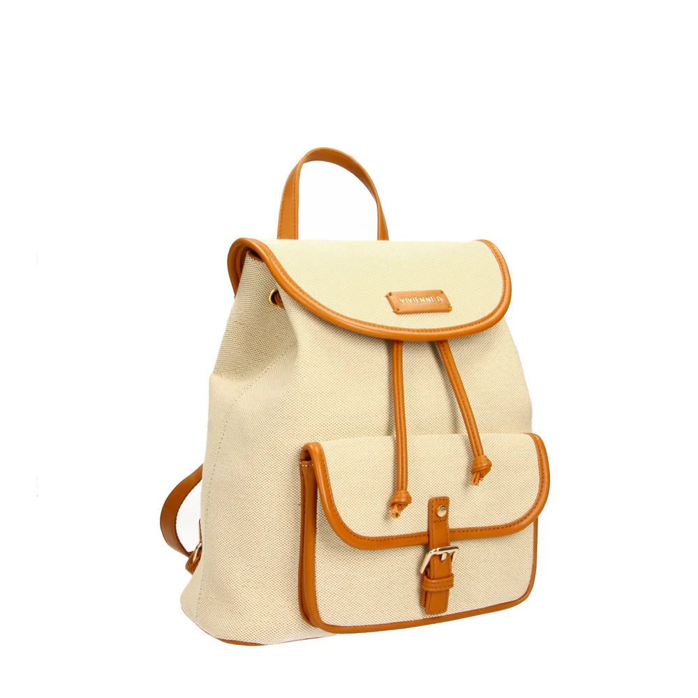 Vivienne D Zaino Canvas Cuoio