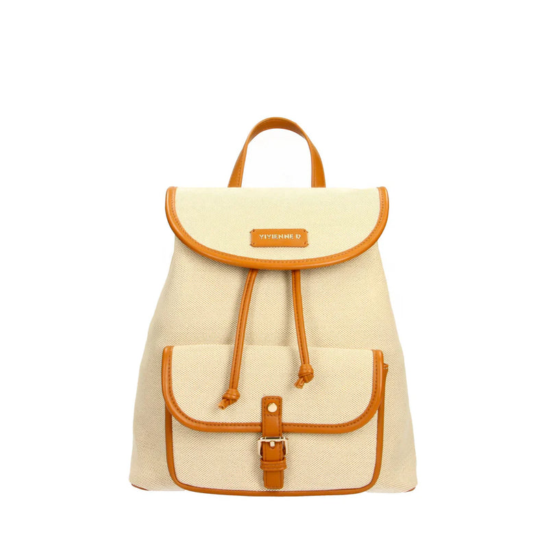Vivienne D Zaino Canvas Cuoio
