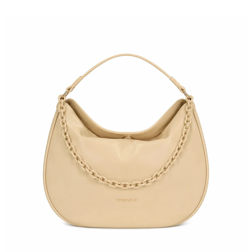 Vivienne D Borsa A Mano/Spalla Wendy Pop Beige