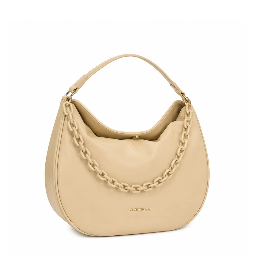 Vivienne D Borsa A Mano/Spalla Wendy Pop Beige