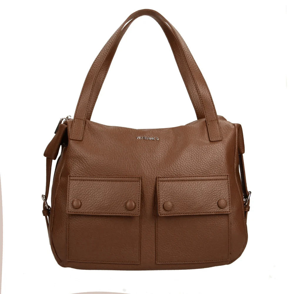 Vivienne D Borsa A Spalla Nancy Raven Marrone