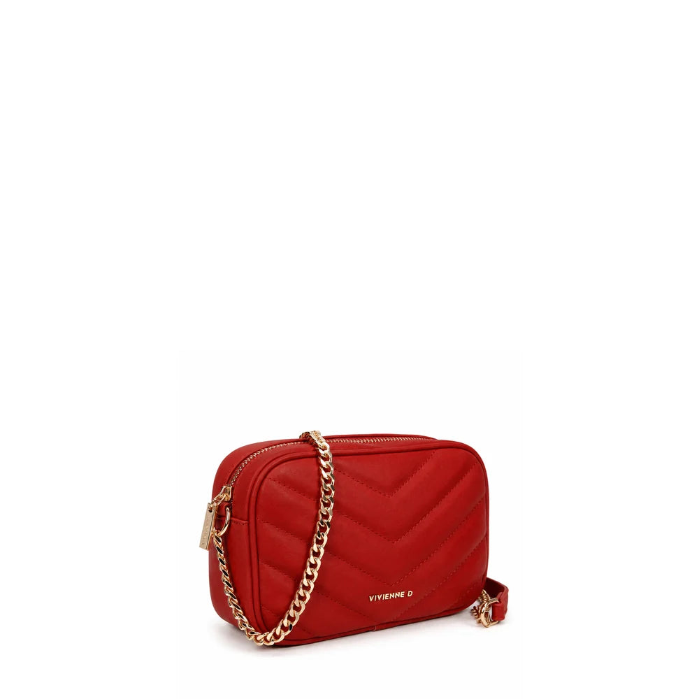 Vivienne D Borsa a Tracolla Dora Soft Rosso