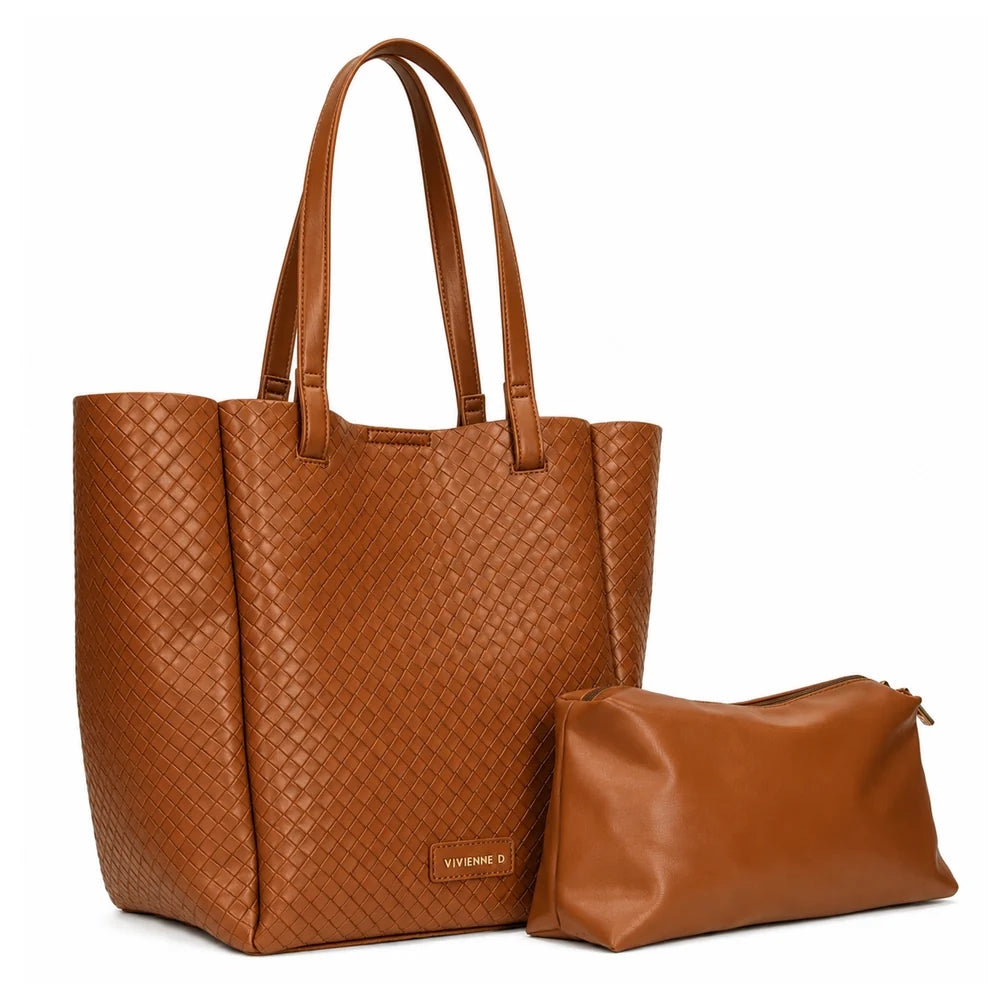 Vivienne D Shopper Dafne Twist Cuoio