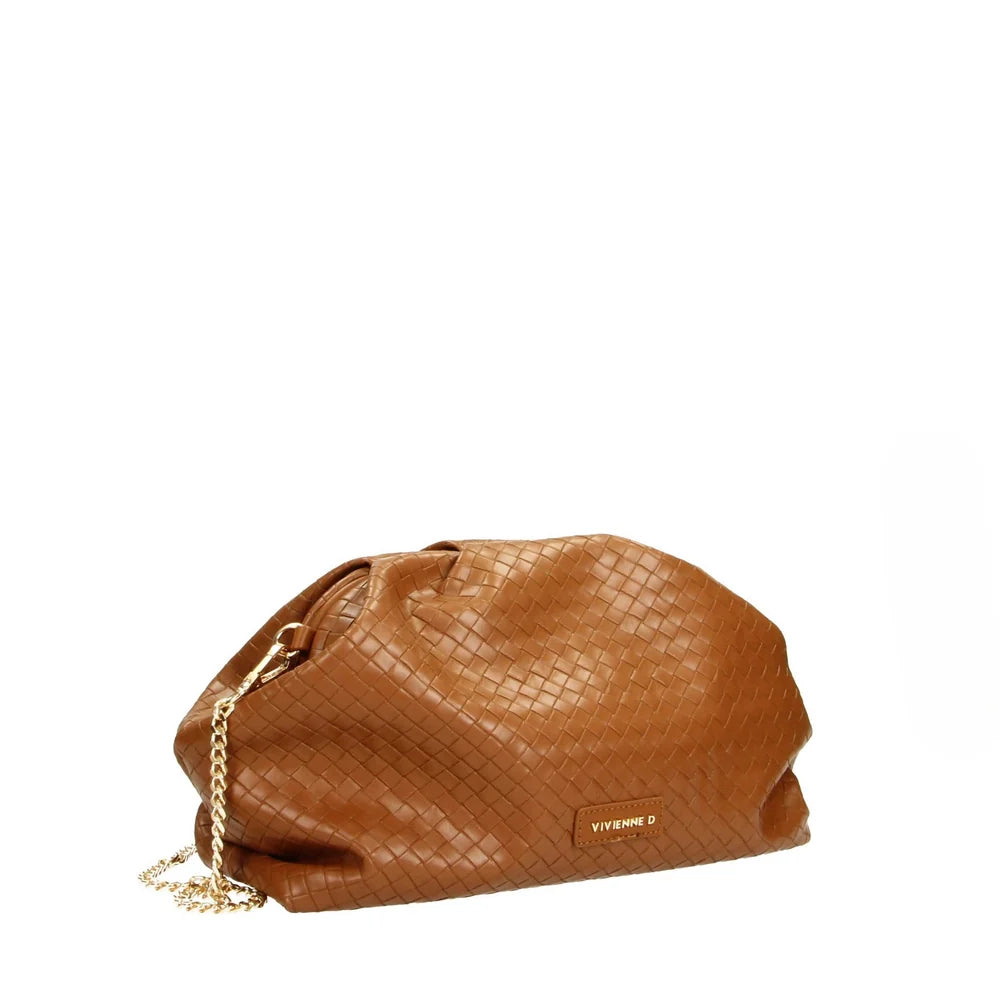 Vivienne D Maxi Pochette Zoe Twist Cuoio