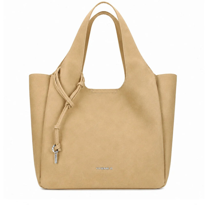 Vivienne D Shopper Cassie Wood Beige