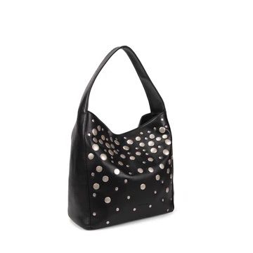 Gio Cellini Borsa a spalla Nera con Borchie