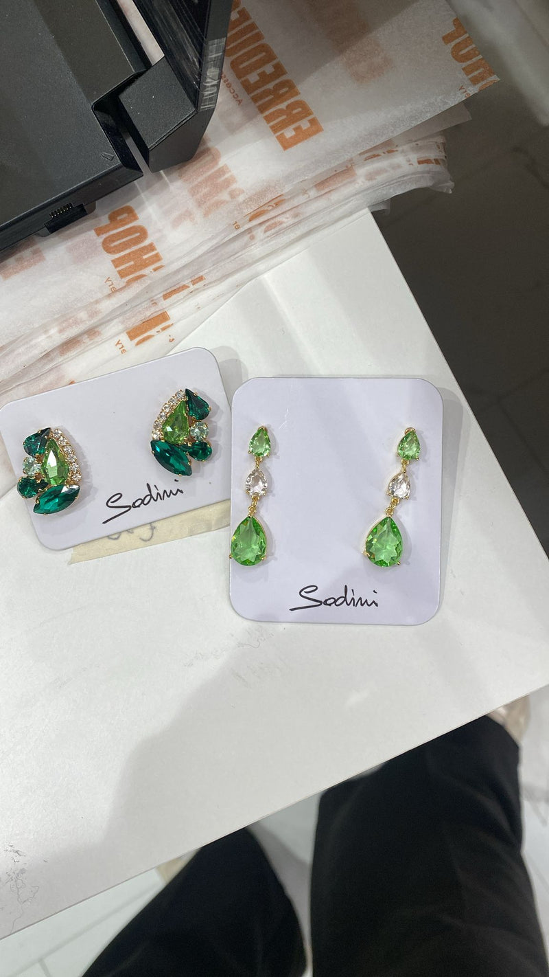 sodini orecchini verdi