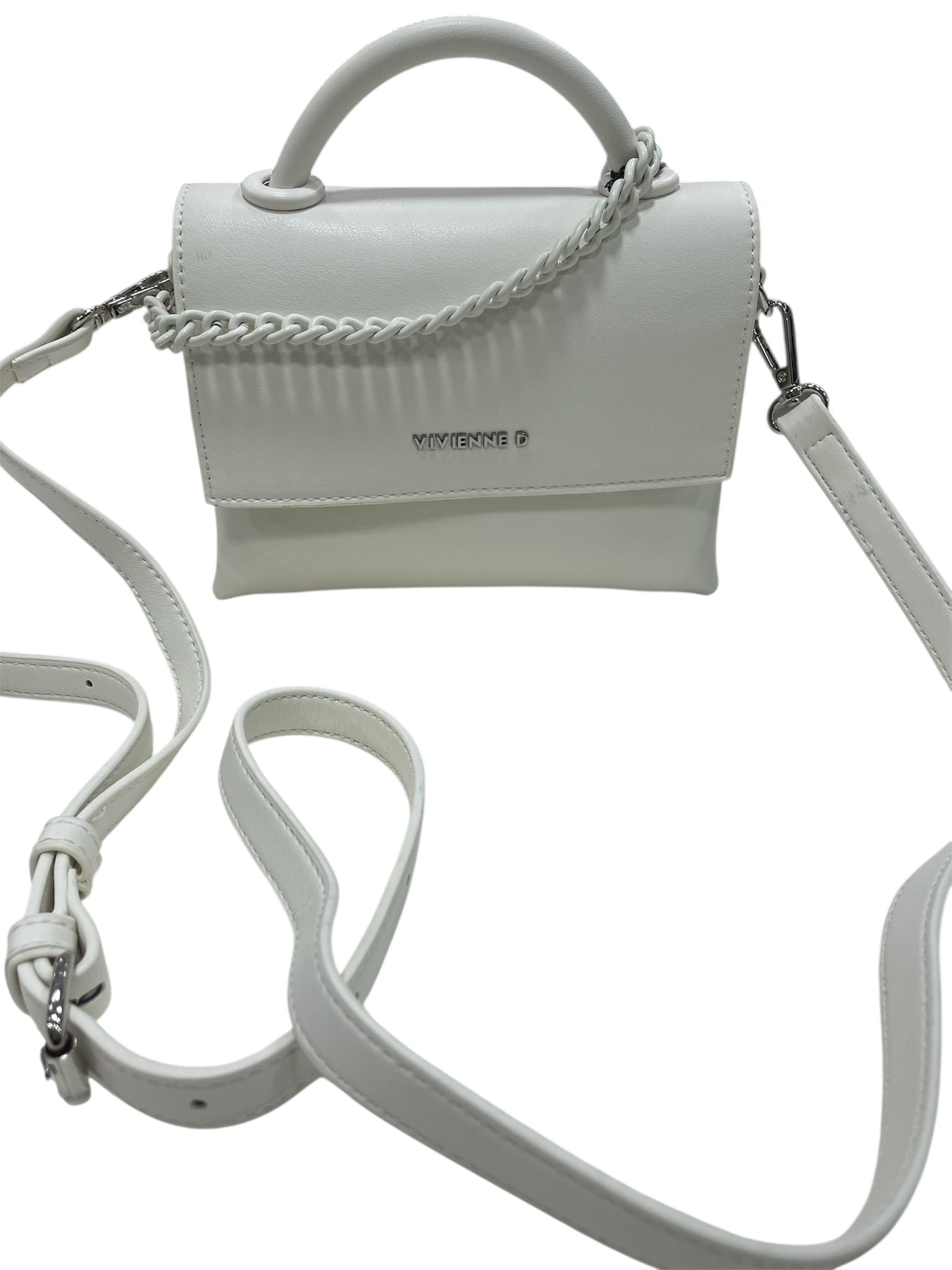 Vivienne D Borsa a Tracolla Bianco