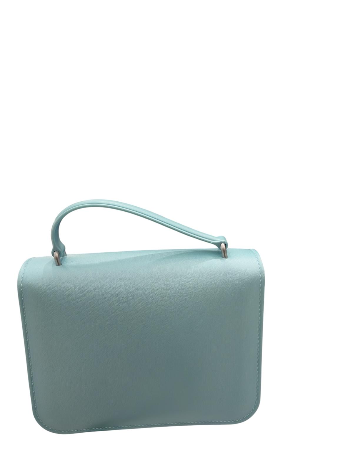 Marc ellis Borsa a Mano Flat Ear Angel Blue/Acciaio