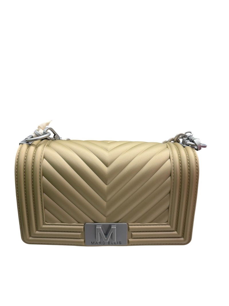 Marc ellis Borsa a Tracolla Flat S Khaki/Steel