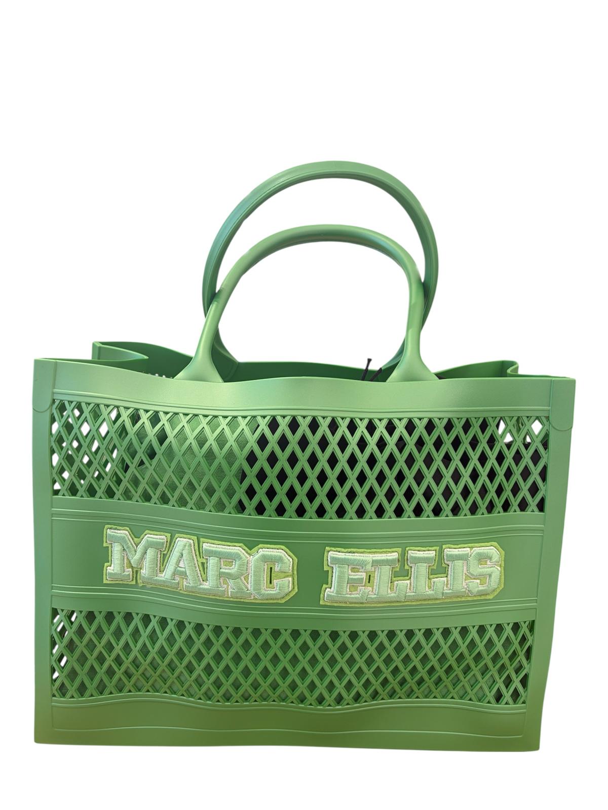 Marc Ellis Borsa a Mano Flat Sponge M Vibrant Green/ Silver