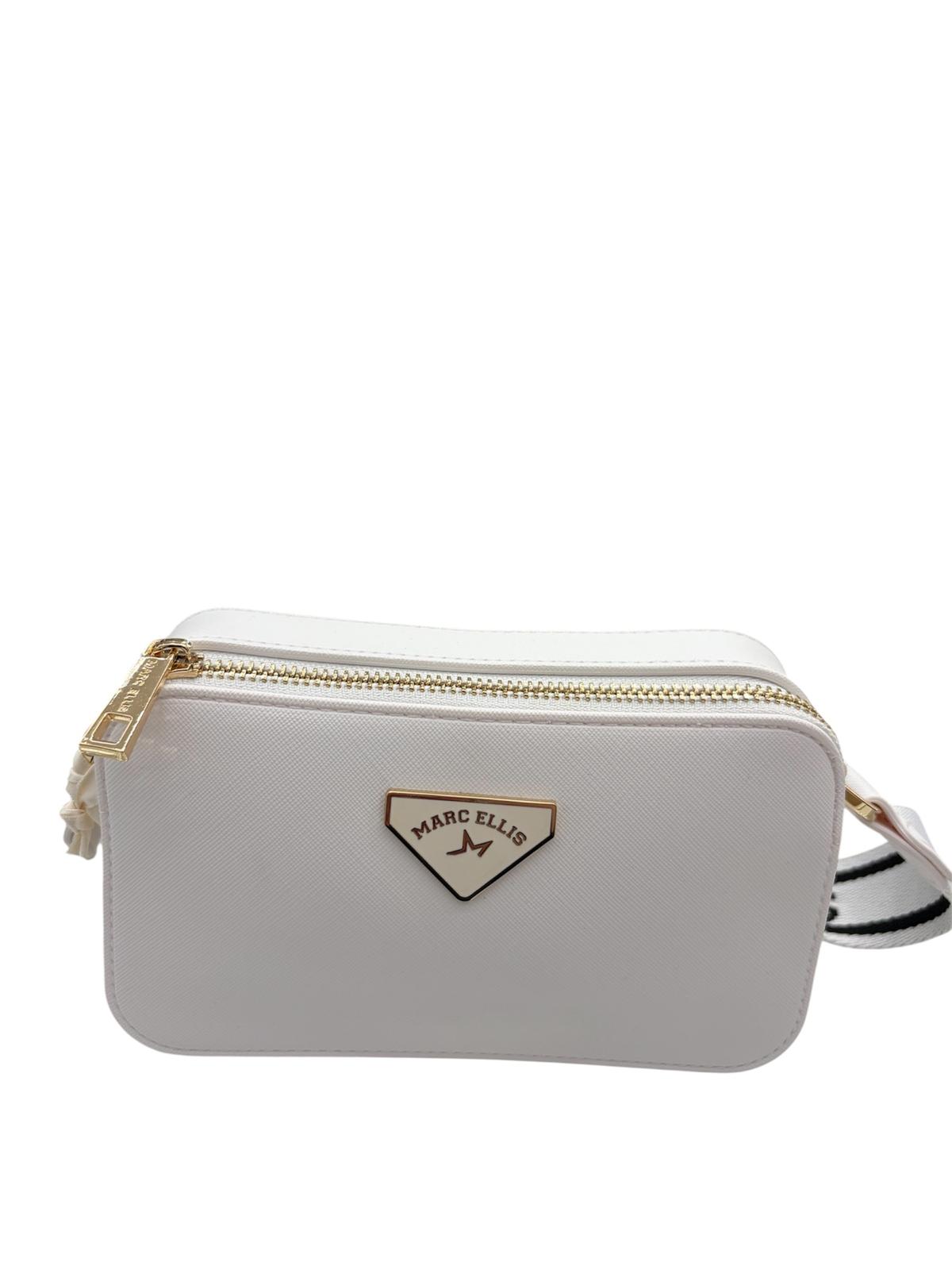 Marc Ellis Borsa a Tracolla Flat Marc Milk/Light Gold