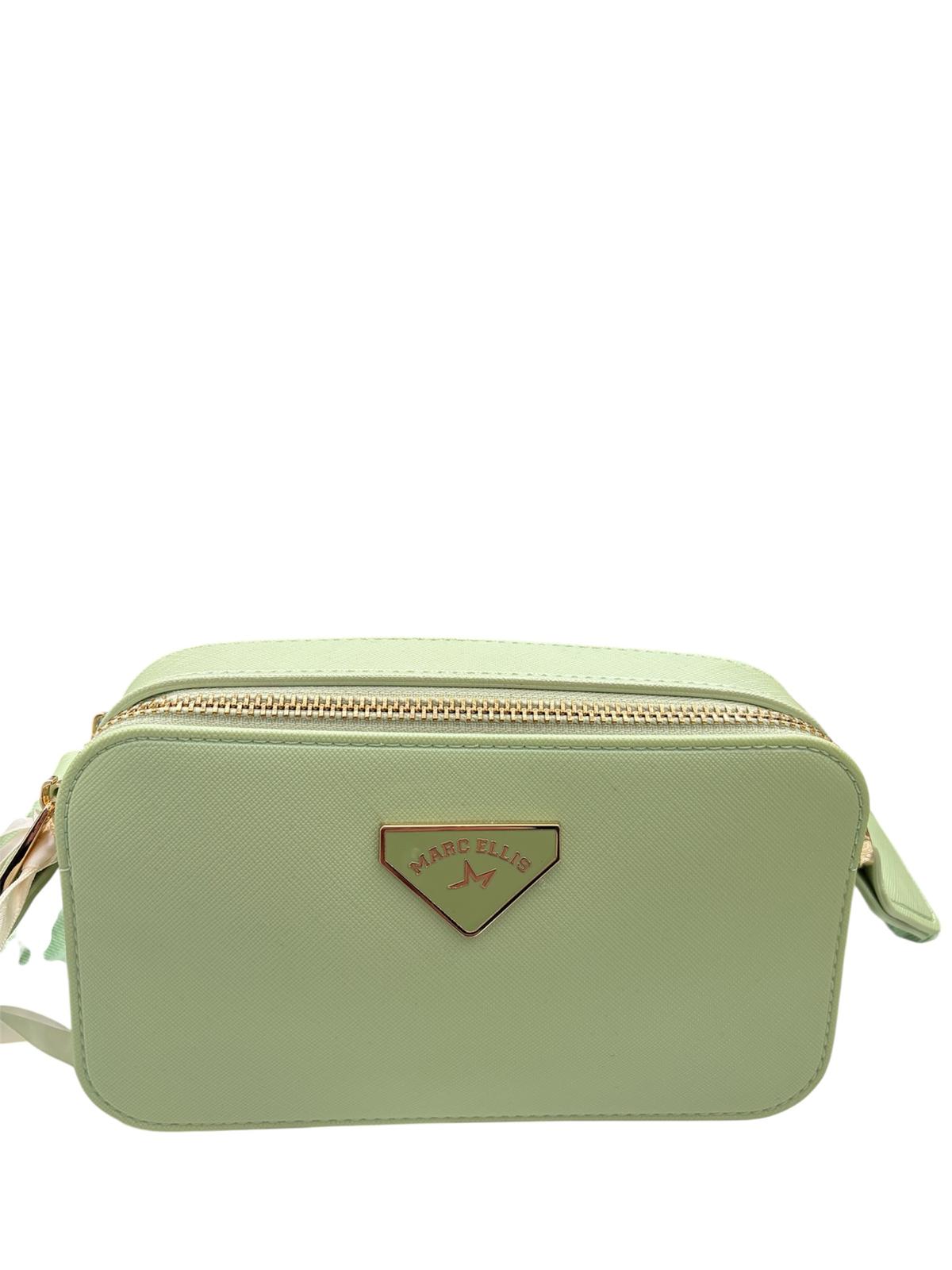 Marc Ellis Borsa a Tracolla Flat Marc Soft Green/Light Gold