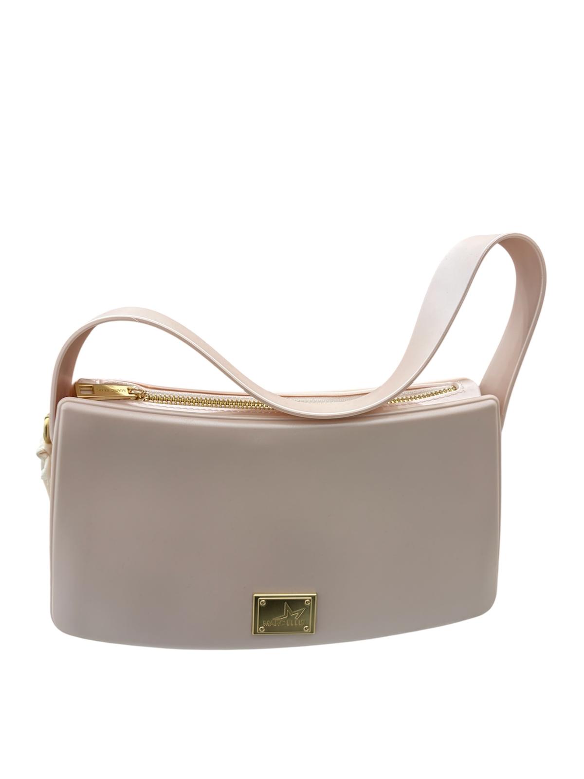 Marc Ellis Borsa a Spalla Flat Timeless Light Rose/Matt Gold