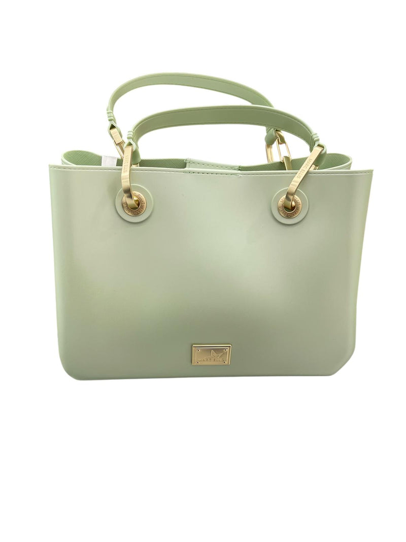 Marc Ellis Borsa a Mano Flat Kira Soft Green/Light Gold