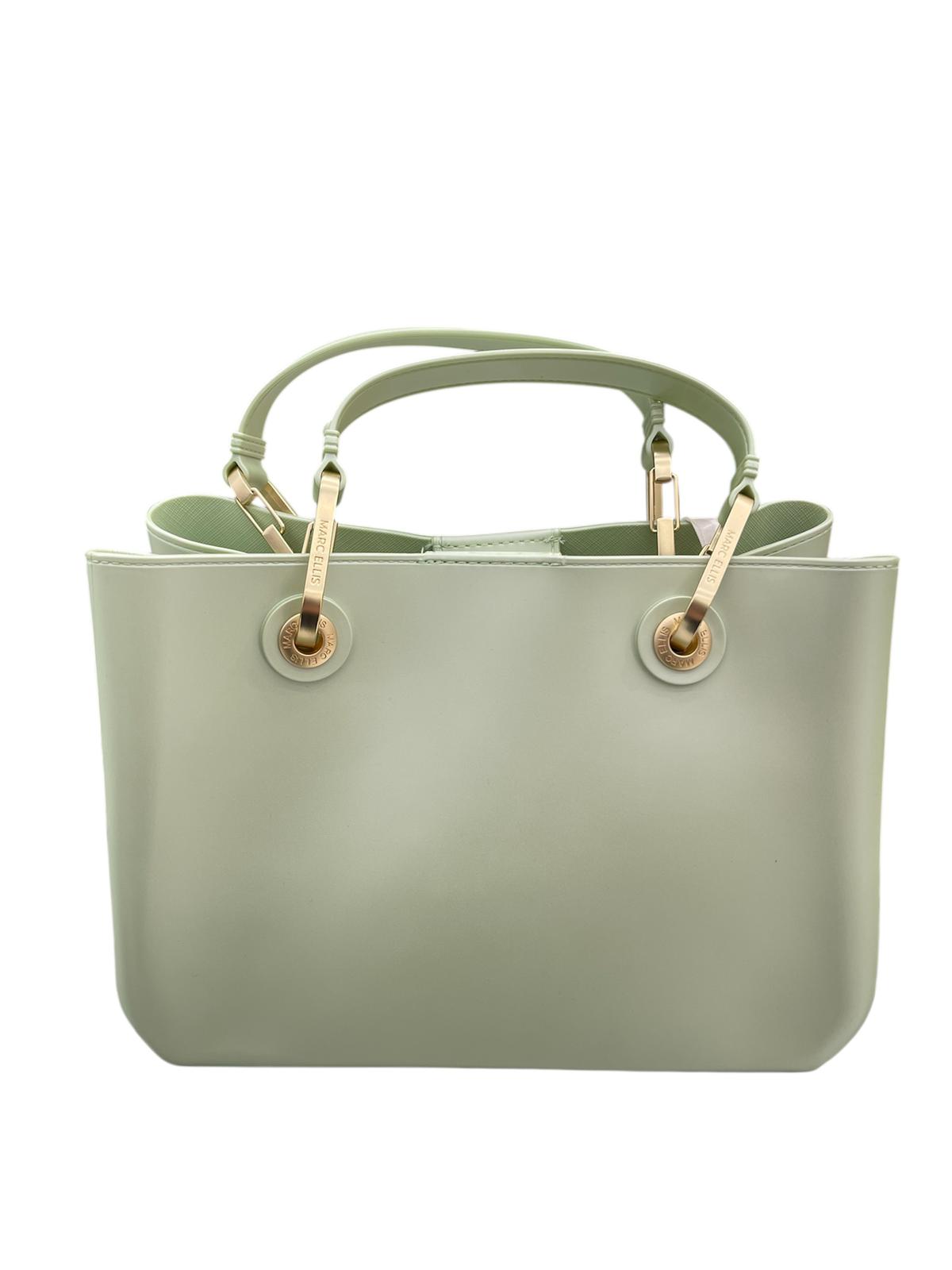Marc Ellis Borsa a Mano Flat Kira Soft Green/Light Gold