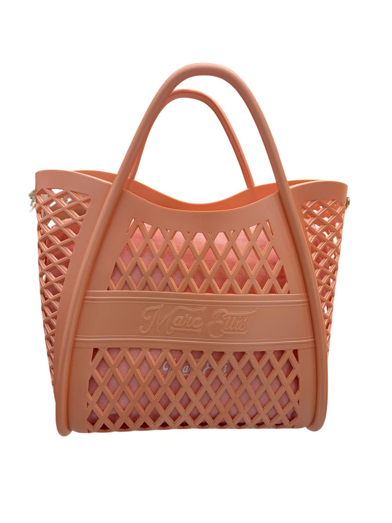 Marc Ellis Borsa a Mano BUby Basket M Coral Sand/Light Gold