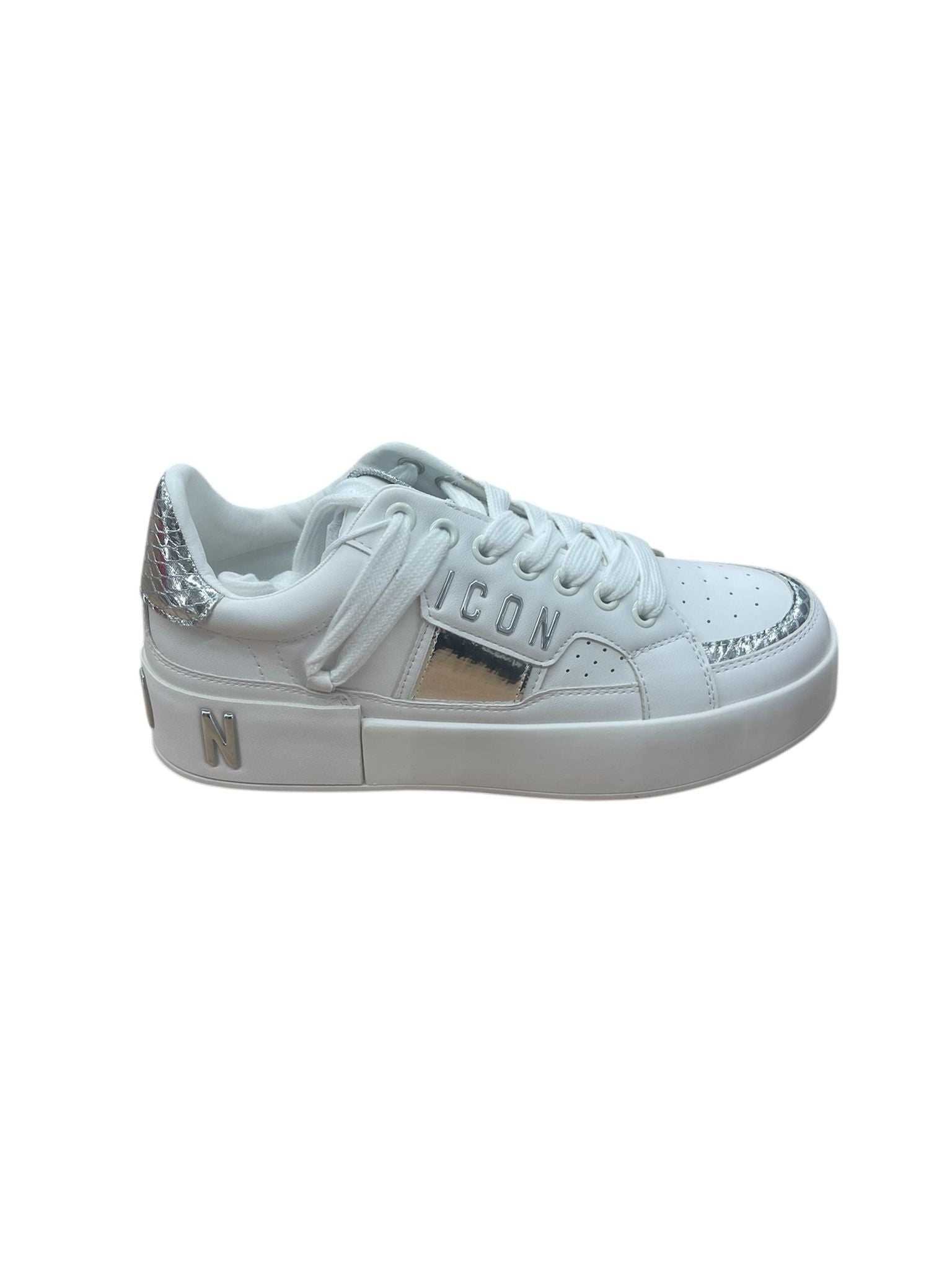 Icon Scarpe Bianche/Argento