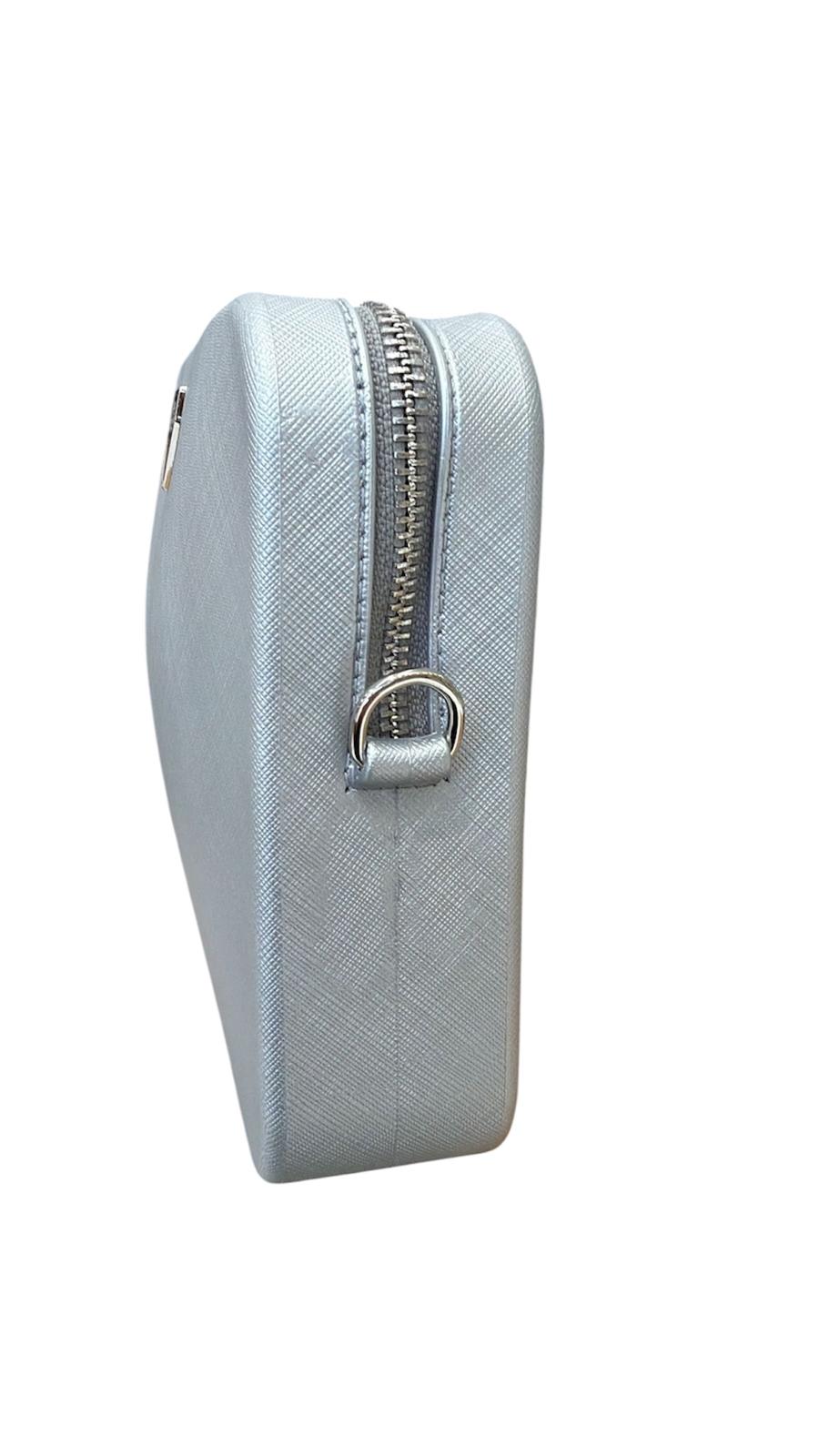Marc Ellis Borsa a Tracolla Flat flowe Silver/Silver