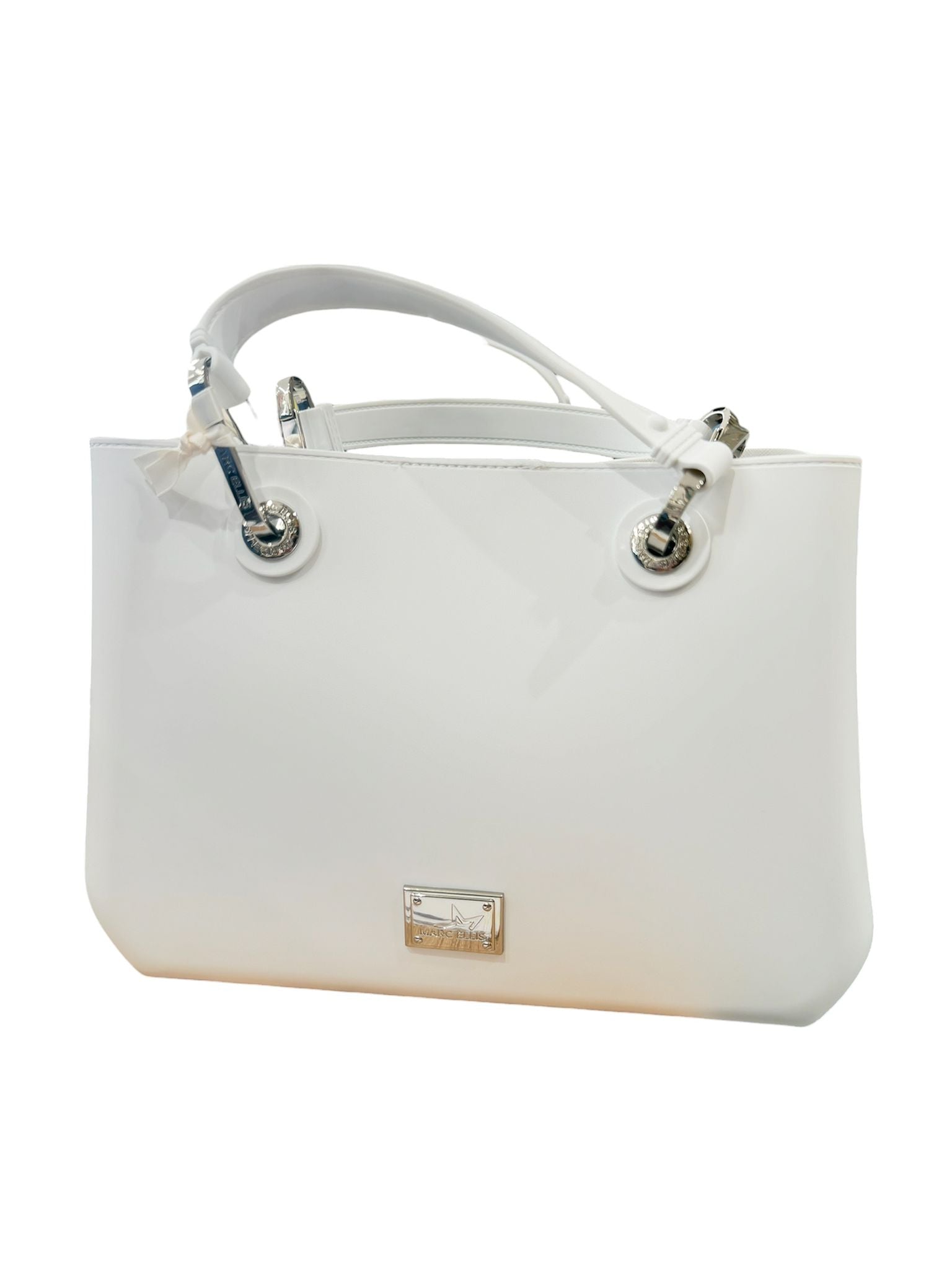 Marc Ellis Borsa a Mano Flat Kira White/Silver