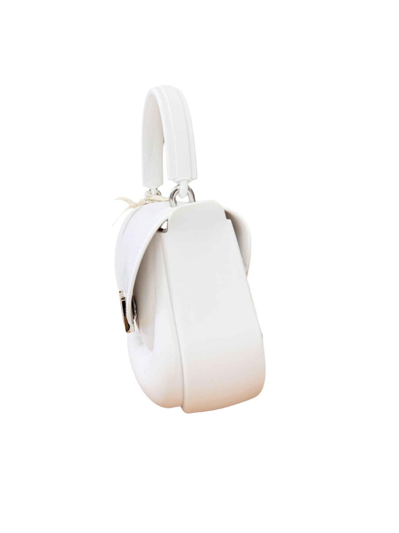 Marc Ellis Borsa a Mano Flat Jelly Milk/Silver